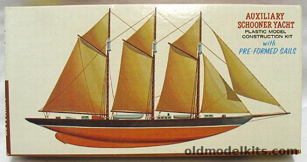 Lindberg unknown Auxilary Schooner Yacht, 835-75 plastic model kit